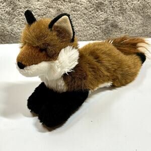 Douglas Roxy Red Fox Plush Toy Stuffed Animal 14” Lying Pup Child Kids Adults
